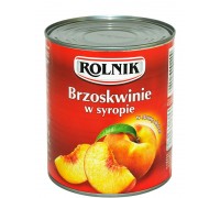 Персик половинками консервований (820 грам)