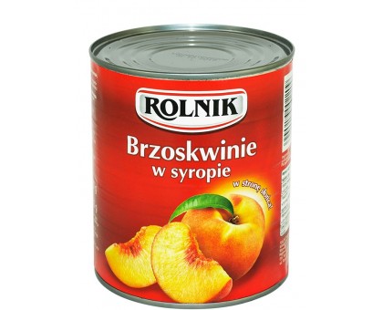 Персик половинками консервований (820 грам)