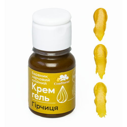 Confiseur - барвник крем-гель Гірчиця Confiseur - барвник крем-гель Гірчиця