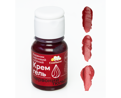 Confiseur - барвник крем-гель Червоний тюльпан