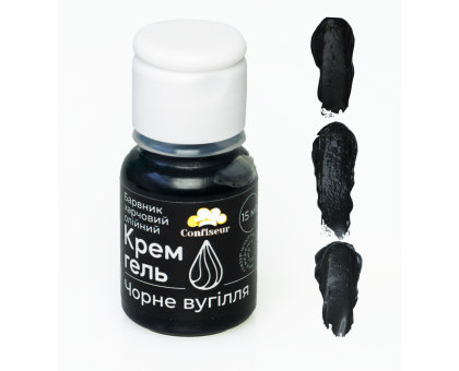 Confiseur - барвник крем-гель Чорне вугілля