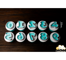 Набір вирубок для мастики L 4 cм Цифри (10 шт)