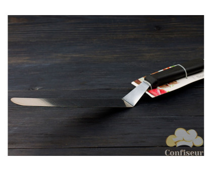 Шпатель нержавіючий кондитерський з вигином L 365 mm