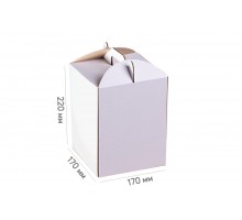 Cake box 170*170*220 white