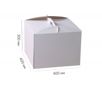 Box for cake 400*400*300 white
