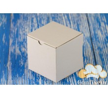 Коробка для 1 капкейка 85*85*85 белая