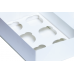 Box for cupcakes - White (6 PCs) 240*165*75 mm