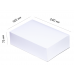 Box for cupcakes - White (6 PCs) 240*165*75 mm