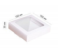 Box 150*150*35 white with window