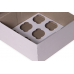 Box for 9 cupcakes 250*250*110 white with a window
