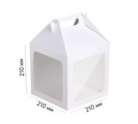 Box for cake 210*210*210 white