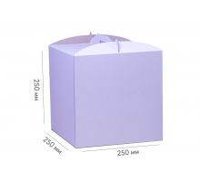 Коробка для торта 250*250*250 белая