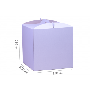 Коробка для торта 250*250*250 белая