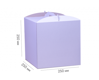 Коробка для торта 250*250*250 белая