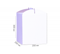 Коробка для торта 250*250*300 біла