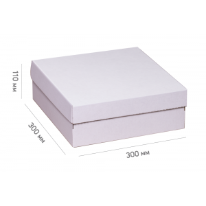 Box for cake 300*300*110 white