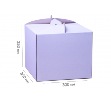 Коробка для торта 300*300*250 біла