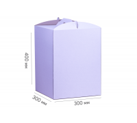 Box for cake 300*300*400 white