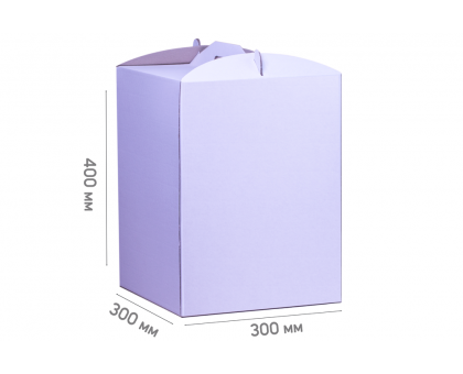 Коробка для торта 300*300*400 белая