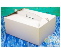 Коробка для торту 300*300*100 біла