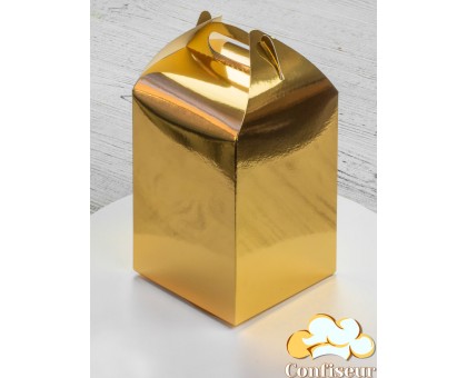 Goldi gift box (for pies, cakes, muffins, cakes) 120*120*162 mm