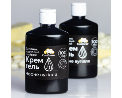 Confiseur - барвник крем-гель Чорне вугілля (100 мл)