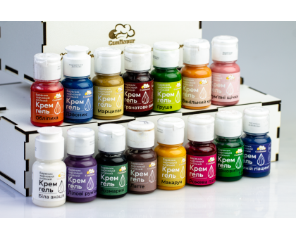 Confiseur-набір барвників  крем-гелів 
