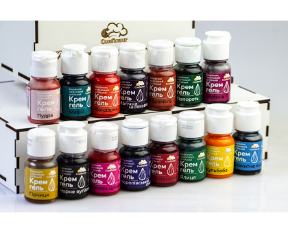 Confiseur-набір барвників  крем-гелів 