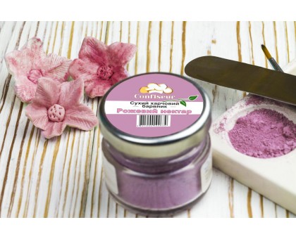 Confiseur - барвник сухий (пилок,  жиророзчинний) Рожевий нектар 30 мл