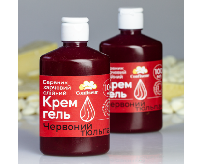 Confiseur - барвник крем-гель Червоний тюльпан (100 мл)