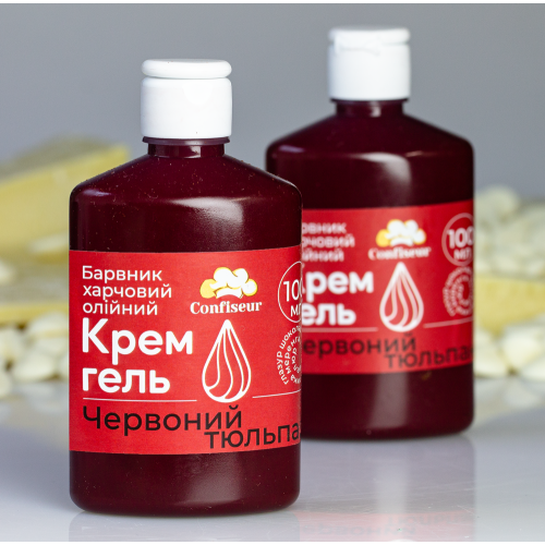 Confiseur - барвник крем-гель Червоний тюльпан (100 мл)