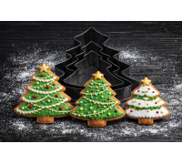 Набор вырубок для печенья и пряников Елка (набор 3 шт)