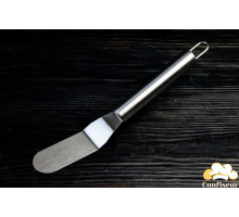 Confectionery angle spatula 7 cm steel