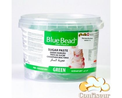 Мастика Blue Bead зелена 1 кг