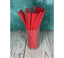 Sticks for cake pop and candy red 150mm