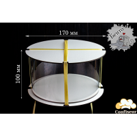 Тубус для бенто-торта d170мм, h100 мм (білий)