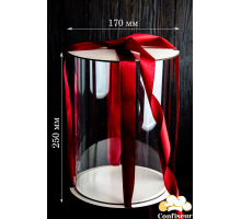 Тубус для торта d170мм, h250 мм (білий)