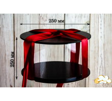 Тубус для торта d250 мм, h250 мм (чорний)