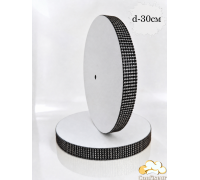 Стенд для торта "Сендвіч" White&amp;Black софіти 30 см