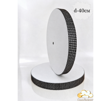 Стенд для торта "Сендвіч" White&amp;Black софіти 40 см