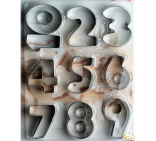 Вырубки металлические цифры 50мм