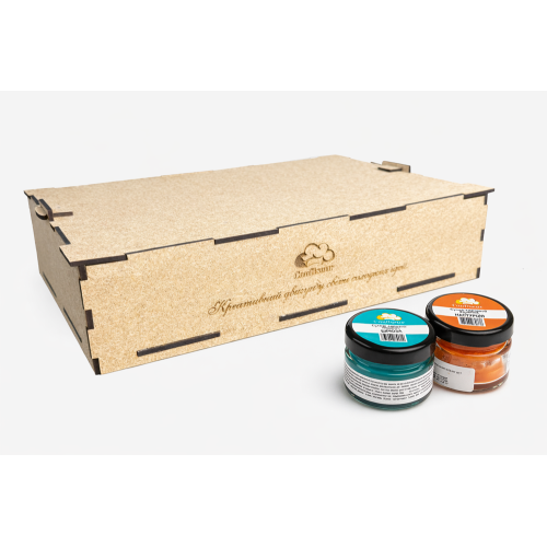 Confiseur - Коробка для зберігання барвників (крафтова)