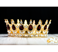 Корона для торта "Золото/Карнеол"