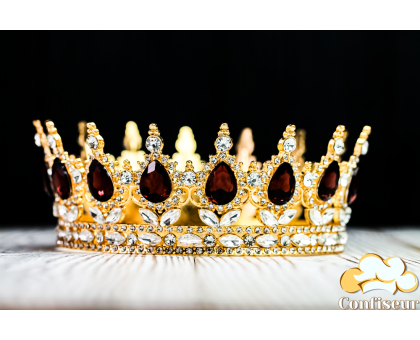 Корона для торта "Золото/Карнеол"