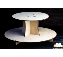 Стенд дерев'яний на 2 яруси