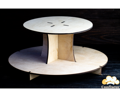 Стенд дерев'яний на 2 яруси