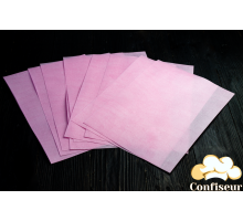 Вафельний папір ультратонкий Рожевій (10 листів)
