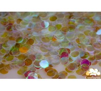 Конфетті кружечки, перламутр золото