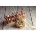 Gold/Morganite Cake Crown