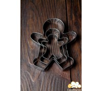 Set of cookie and gingerbread cutters Gingerbread man (set of 3 pcs.)